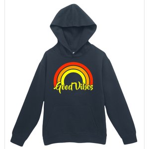 Good Vibes 80s Rainbow Urban Pullover Hoodie