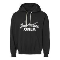 Good Vibes Only Garment-Dyed Fleece Hoodie