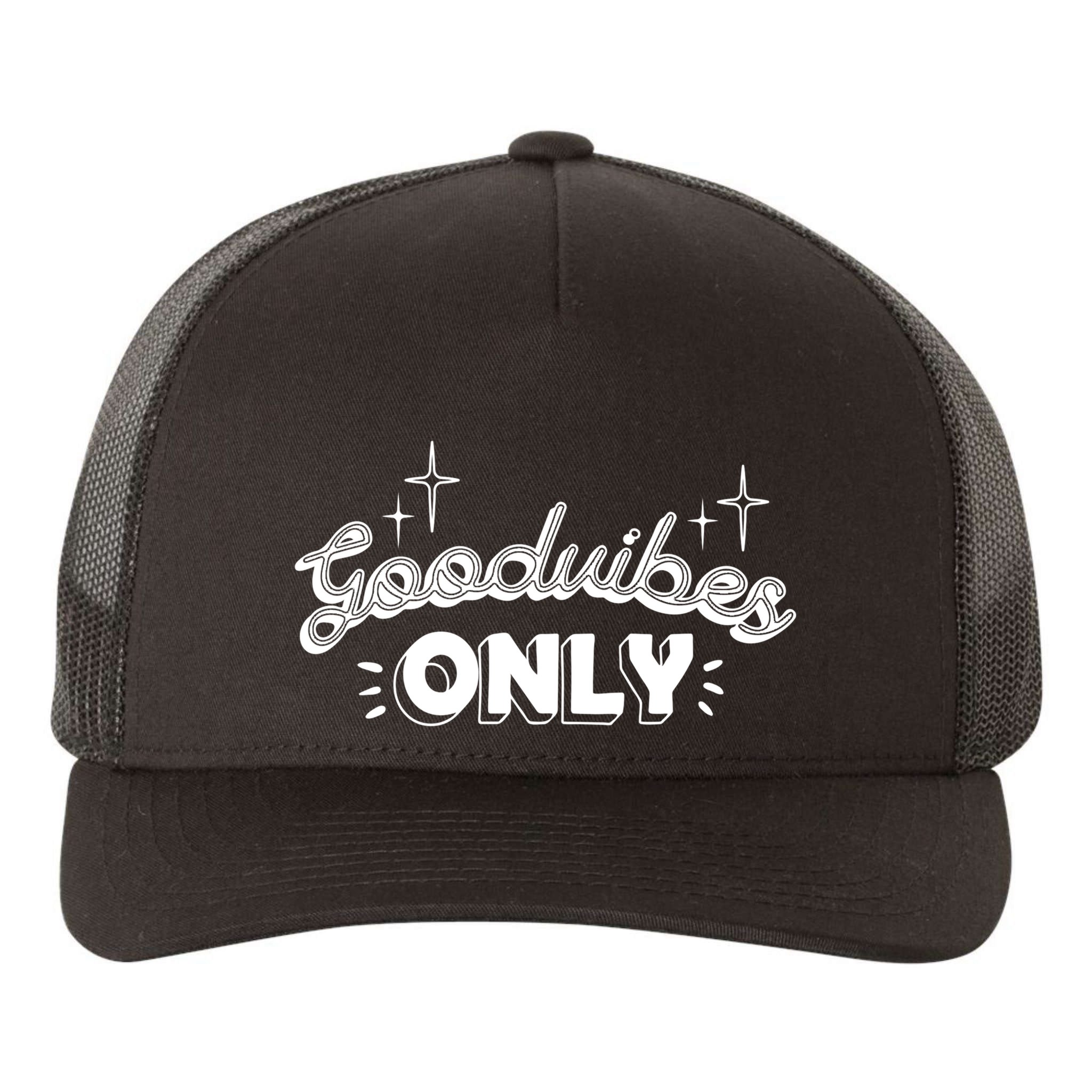 Good Vibes Only Yupoong Adult 5-Panel Trucker Hat