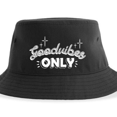 Good Vibes Only Sustainable Bucket Hat