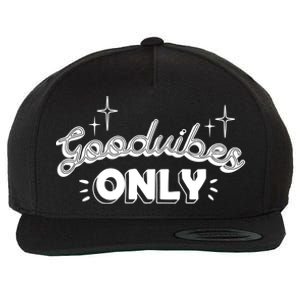 Good Vibes Only Wool Snapback Cap