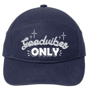 Good Vibes Only 7-Panel Snapback Hat