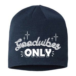 Good Vibes Only Sustainable Beanie