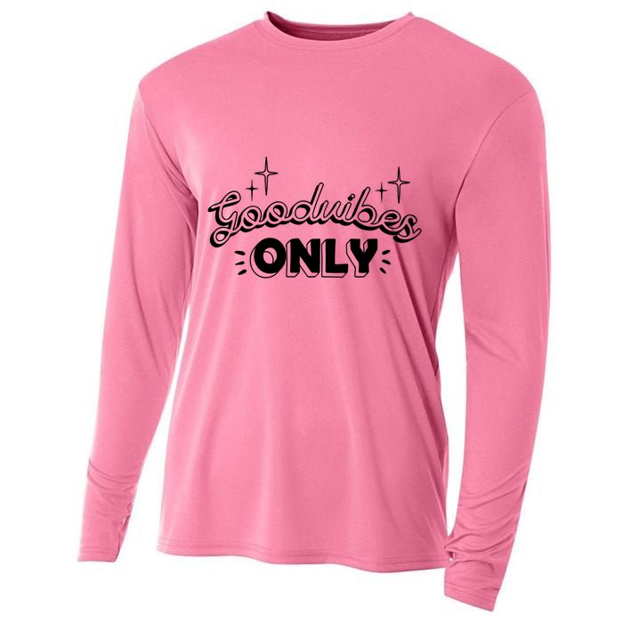 Good Vibes Only Cooling Performance Long Sleeve Crew