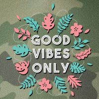 Good Vibes Only Flower Legacy Tie Dye Trucker Hat