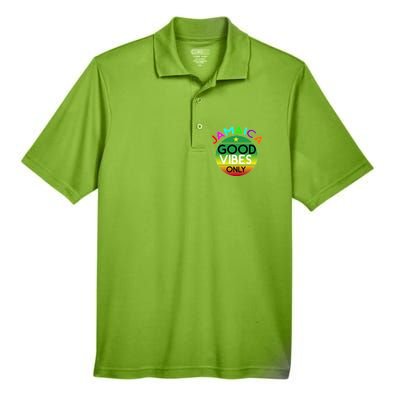 Good Vibes Only Jamaica Men's Origin Performance Piqué Polo