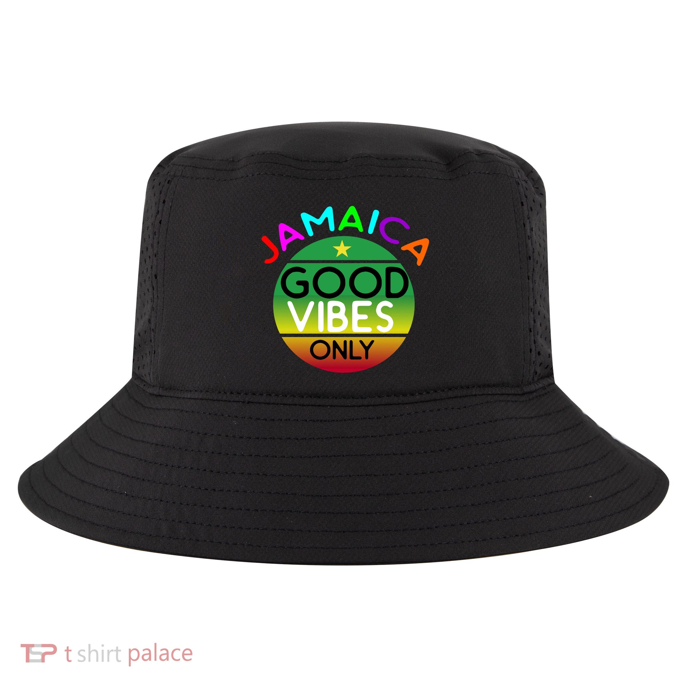 Good Vibes Only Jamaica Cool Comfort Performance Bucket Hat
