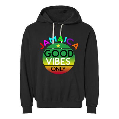 Good Vibes Only Jamaica Garment-Dyed Fleece Hoodie