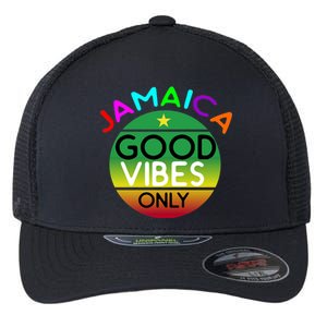 Good Vibes Only Jamaica Flexfit Unipanel Trucker Cap