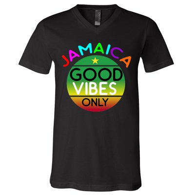 Good Vibes Only Jamaica V-Neck T-Shirt