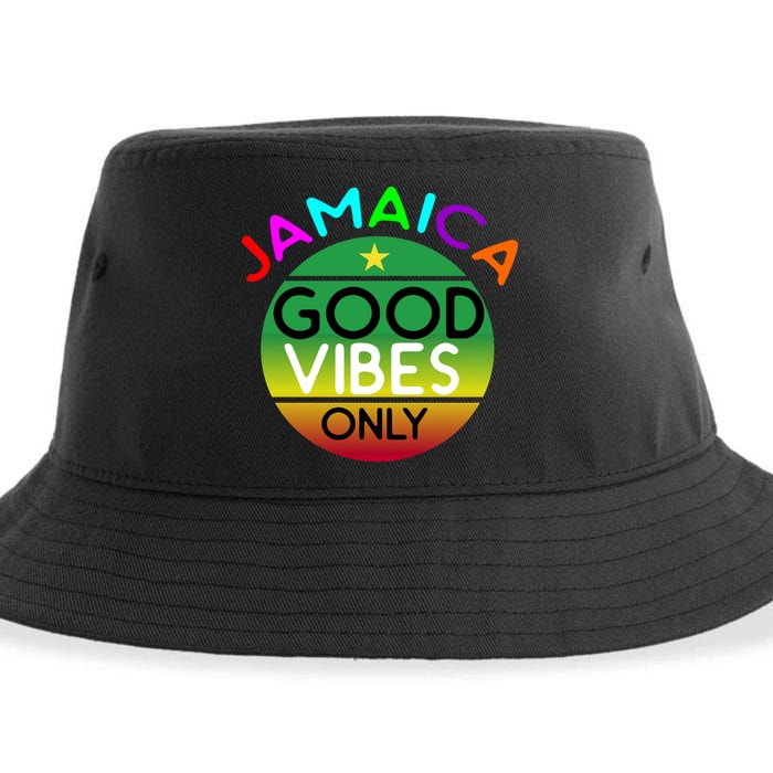 Good Vibes Only Jamaica Sustainable Bucket Hat