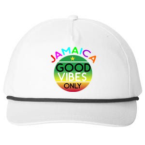 Good Vibes Only Jamaica Snapback Five-Panel Rope Hat