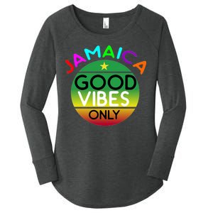 Good Vibes Only Jamaica Women's Perfect Tri Tunic Long Sleeve Shirt