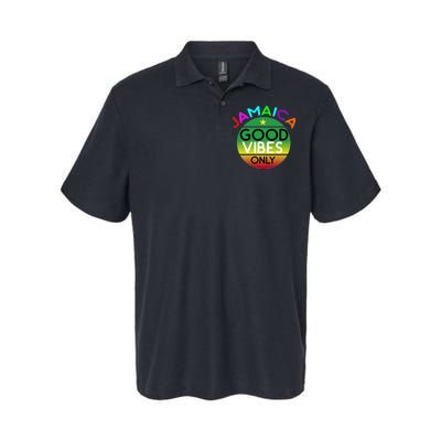 Good Vibes Only Jamaica Softstyle Adult Sport Polo