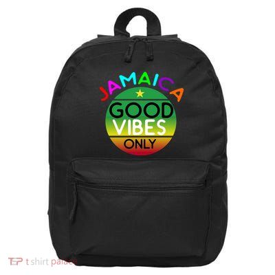 Good Vibes Only Jamaica 16 in Basic Backpack