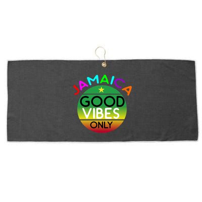Good Vibes Only Jamaica Large Microfiber Waffle Golf Towel