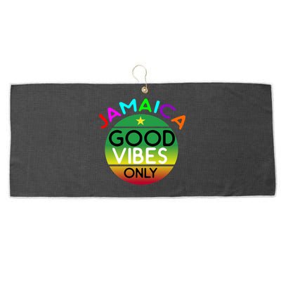 Good Vibes Only Jamaica Large Microfiber Waffle Golf Towel