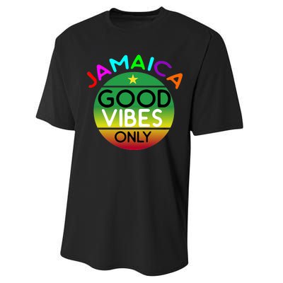 Good Vibes Only Jamaica Performance Sprint T-Shirt