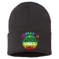 Good Vibes Only Jamaica Sustainable Knit Beanie