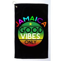Good Vibes Only Jamaica Golf Towel