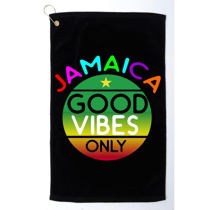 Good Vibes Only Jamaica Golf Towel