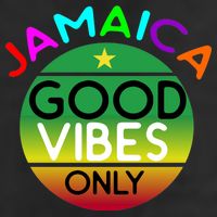 Good Vibes Only Jamaica Golf Towel
