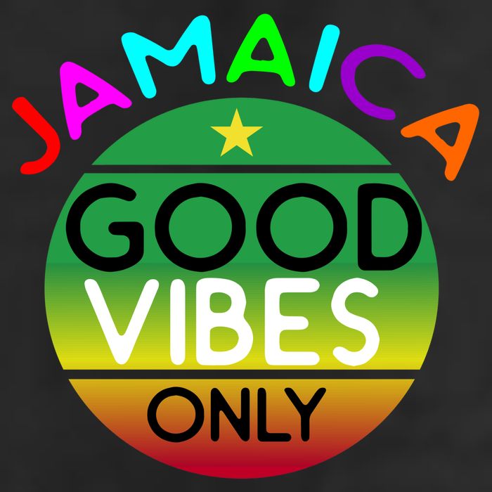 Good Vibes Only Jamaica Golf Towel