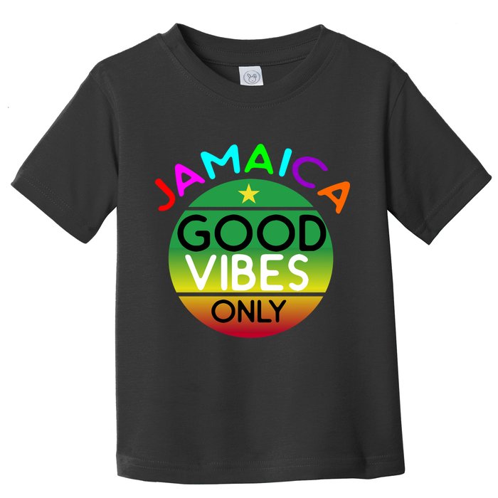 Good Vibes Only Jamaica Toddler T-Shirt