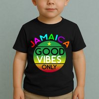 Good Vibes Only Jamaica Toddler T-Shirt