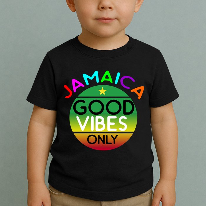 Good Vibes Only Jamaica Toddler T-Shirt