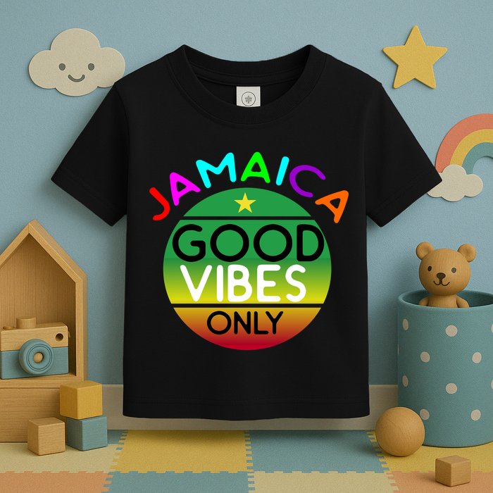 Good Vibes Only Jamaica Toddler T-Shirt