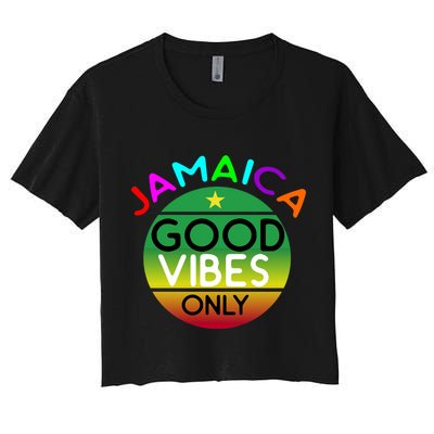 Good Vibes Only Jamaica Crop Top