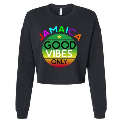 Good Vibes Only Jamaica Cropped Pullover Crew