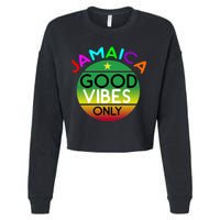 Good Vibes Only Jamaica Cropped Pullover Crew