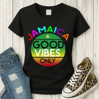 Good Vibes Only Jamaica Womens T-Shirt