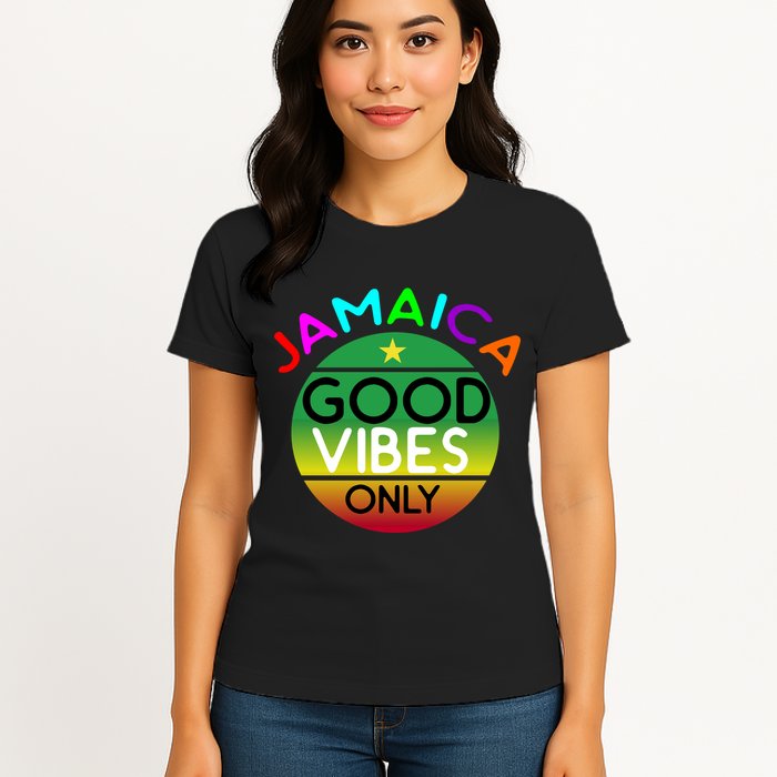 Good Vibes Only Jamaica Womens T-Shirt