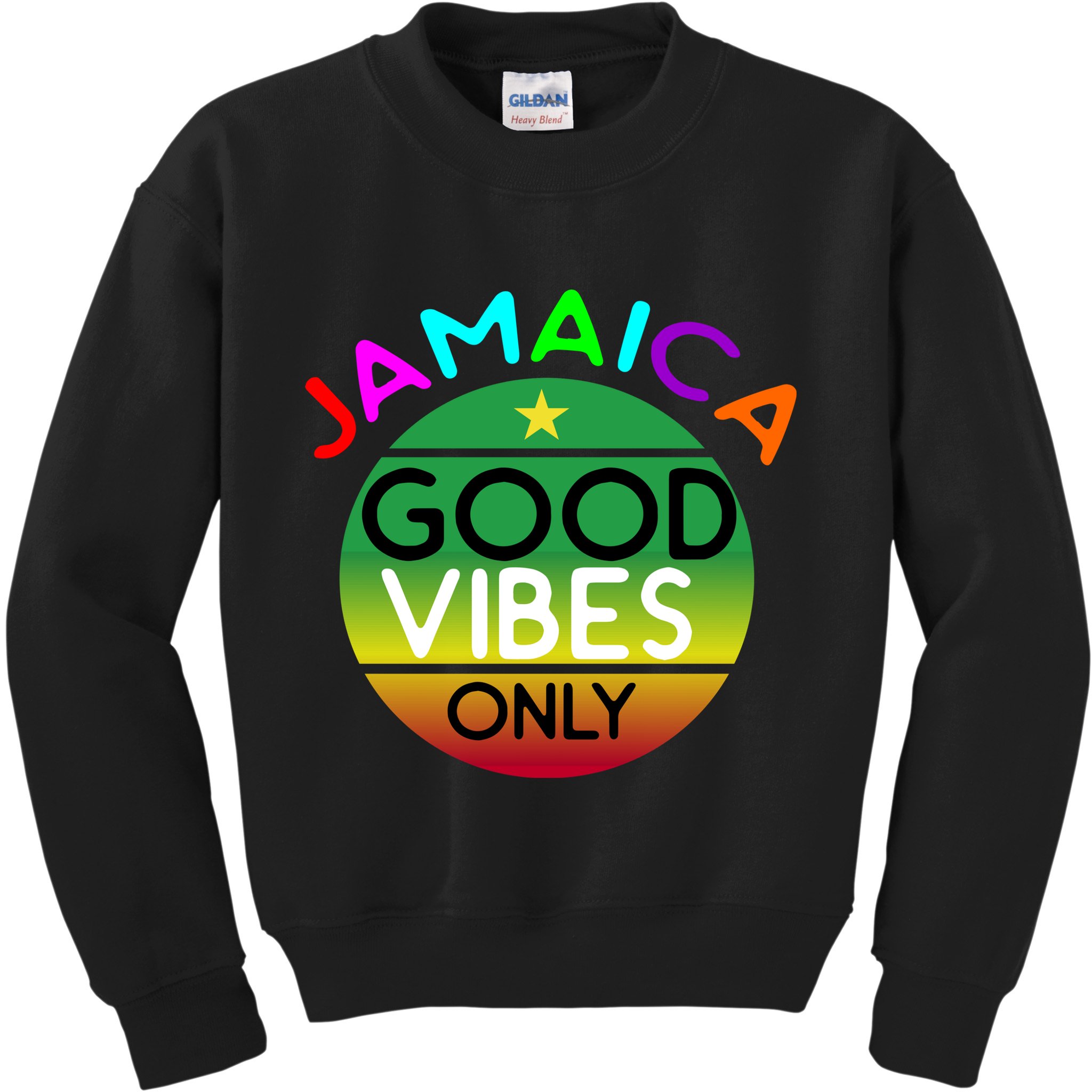 Good Vibes Only Jamaica Kids Sweatshirt