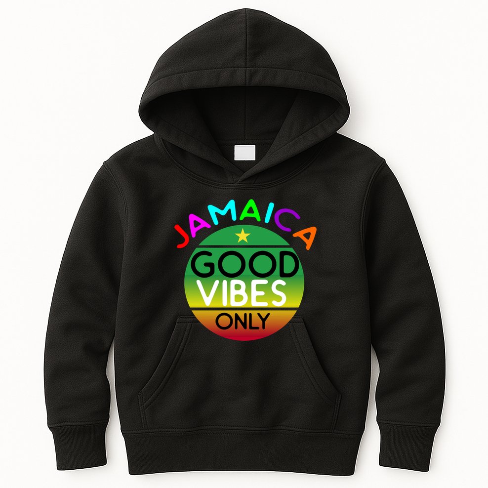 Good Vibes Only Jamaica Kids Hoodie