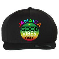 Good Vibes Only Jamaica Wool Snapback Cap