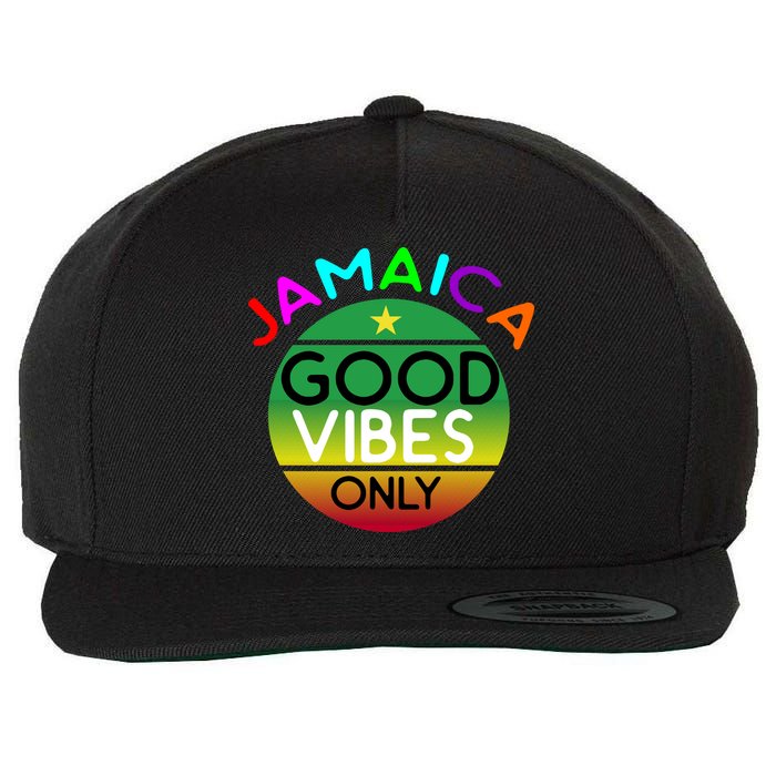 Good Vibes Only Jamaica Wool Snapback Cap