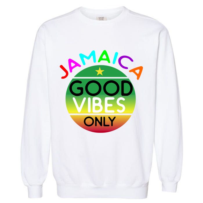 Good Vibes Only Jamaica Garment-Dyed Sweatshirt