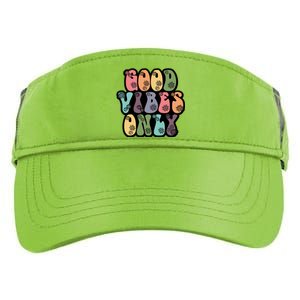 Good Vibes Only Retro 80's Hip Adult Drive Performance Visor