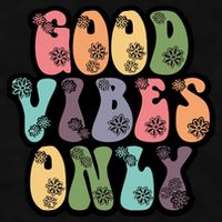 Good Vibes Only Retro 80's Hip Ladies PosiCharge Tri-Blend Wicking Tank
