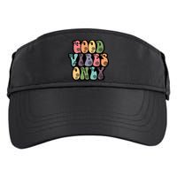 Good Vibes Only Retro 80's Hip Adult Drive Performance Visor