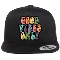 Good Vibes Only Retro 80's Hip Flatbill Hat