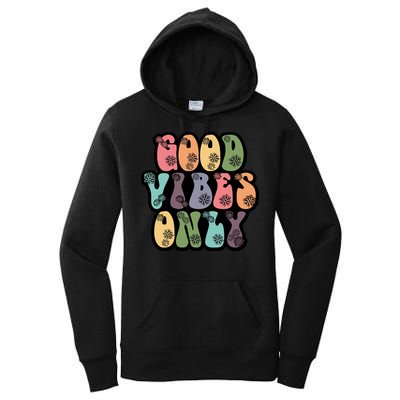 Good Vibes Only Retro 80's Hip Women's Pullover Hoodie