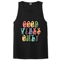 Good Vibes Only Retro 80's Hip PosiCharge Competitor Tank