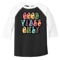 Good Vibes Only Retro 80's Hip Toddler Fine Jersey T-Shirt