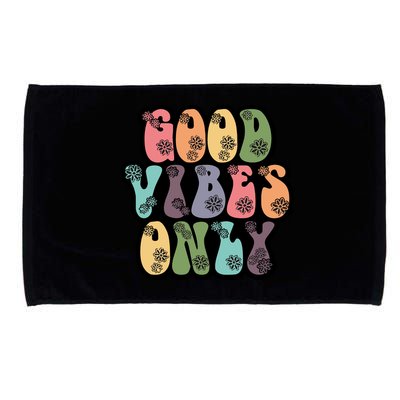 Good Vibes Only Retro 80's Hip Microfiber Hand Towel
