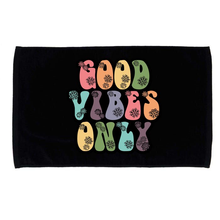 Good Vibes Only Retro 80's Hip Microfiber Hand Towel